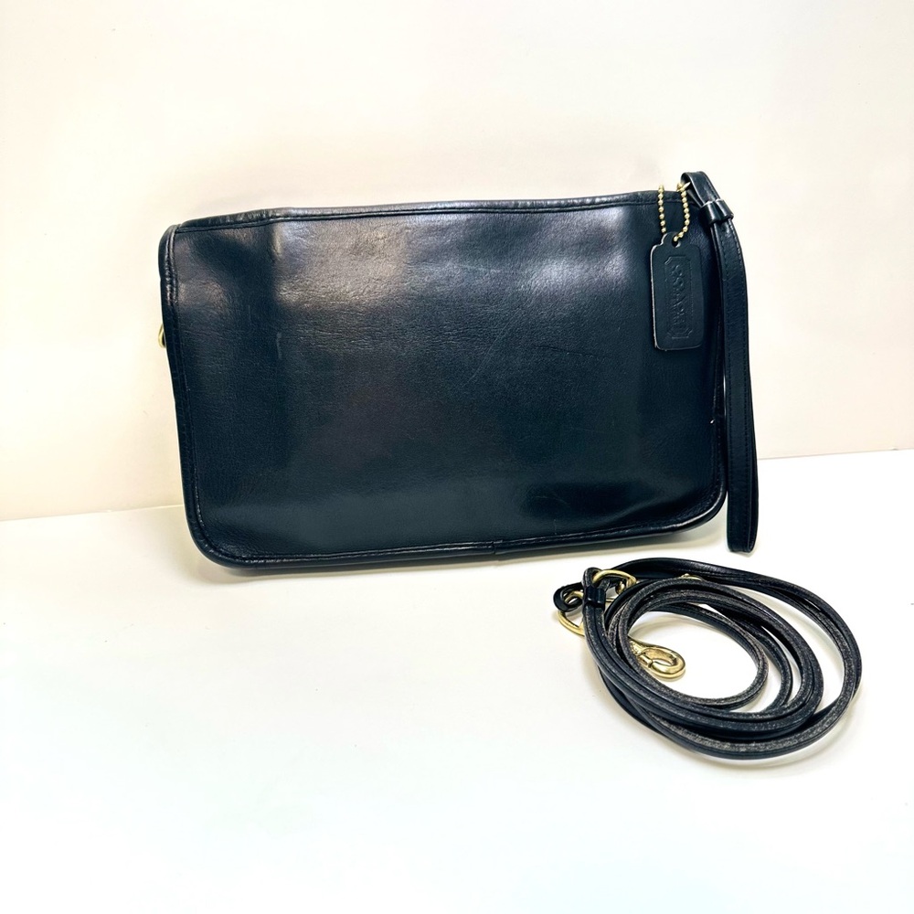 ✅Sold✅ Vintage Coach 1970s NYC Leatherware Basic Shoulder Bag #9455 - Picture 9 of 13